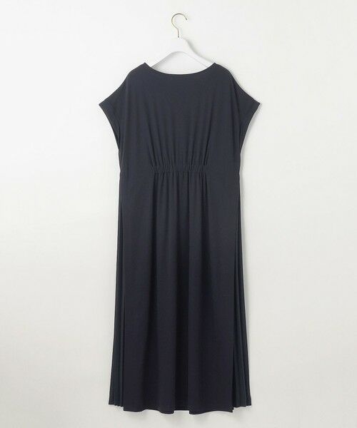 S size ONWARD(小さいサイズ) / エスサイズオンワード ロング・マキシ丈ワンピース | 【接触冷感・UVカット・洗える】ハイストレッチスムースサイドプリ−ツ ワンピース | 詳細12