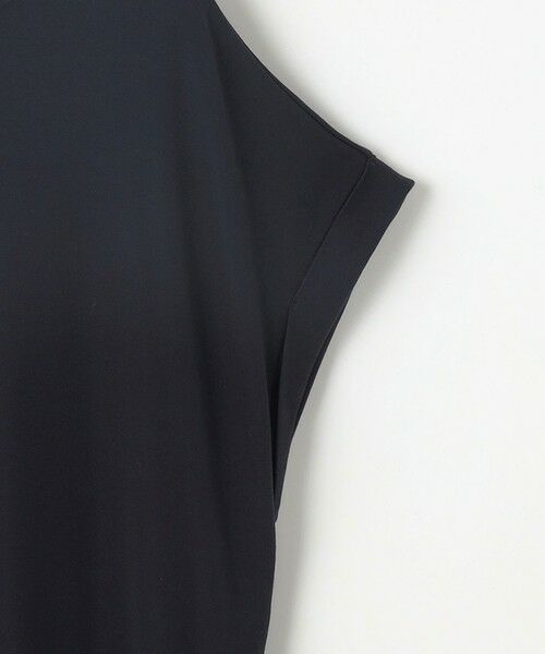 S size ONWARD(小さいサイズ) / エスサイズオンワード ロング・マキシ丈ワンピース | 【接触冷感・UVカット・洗える】ハイストレッチスムースサイドプリ−ツ ワンピース | 詳細14