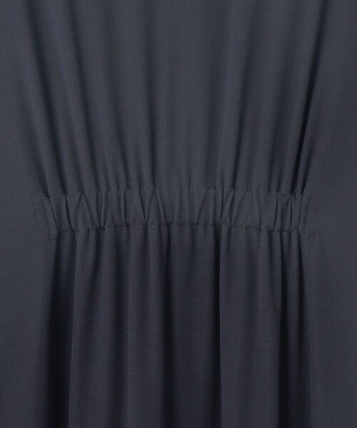 S size ONWARD(小さいサイズ) / エスサイズオンワード ロング・マキシ丈ワンピース | 【接触冷感・UVカット・洗える】ハイストレッチスムースサイドプリ−ツ ワンピース | 詳細15