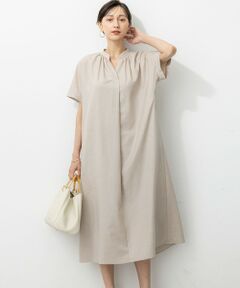 S size ONWARD(小さいサイズ) / エスサイズオンワード ロング・マキシ丈ワンピース | 【洗える】トリアセスラブストレッチ ワンピース