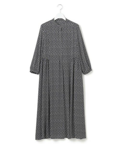 S size ONWARD(小さいサイズ) / エスサイズオンワード ロング・マキシ丈ワンピース | 【洗える】モダンジオメトリックプリント ワンピース | 詳細1