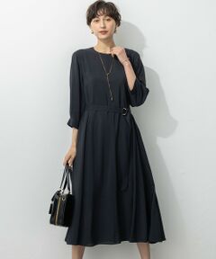 S size ONWARD(小さいサイズ) / エスサイズオンワード ロング・マキシ丈ワンピース | シアースパンオーガンジー ワンピース