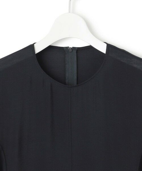 S size ONWARD(小さいサイズ) / エスサイズオンワード ロング・マキシ丈ワンピース | シアースパンオーガンジー ワンピース | 詳細9