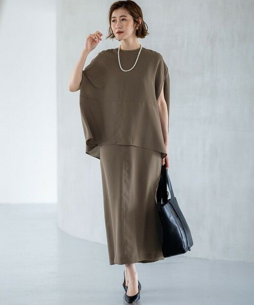 S size ONWARD(小さいサイズ) / エスサイズオンワード ロング・マキシ丈ワンピース | 【一部店舗限定/UVカット/洗える】ライトウェイトツイル ケープ付き ワンピース | 詳細26