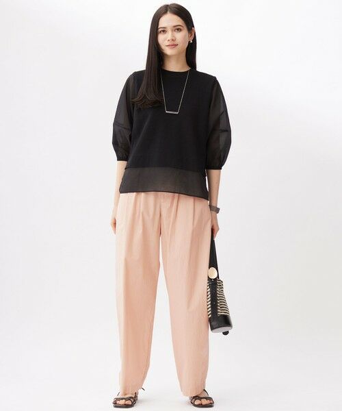 S size ONWARD(小さいサイズ) / エスサイズオンワード その他パンツ | 【カタログ掲載・洗える】オルダージュタイプライター パンツ | 詳細3