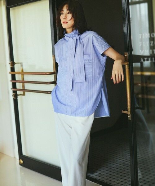 S size ONWARD(小さいサイズ) / エスサイズオンワード その他パンツ | 【撥水加工/洗える】ドライ2WAYストレッチ ドロスト ワイド パンツ | 詳細1