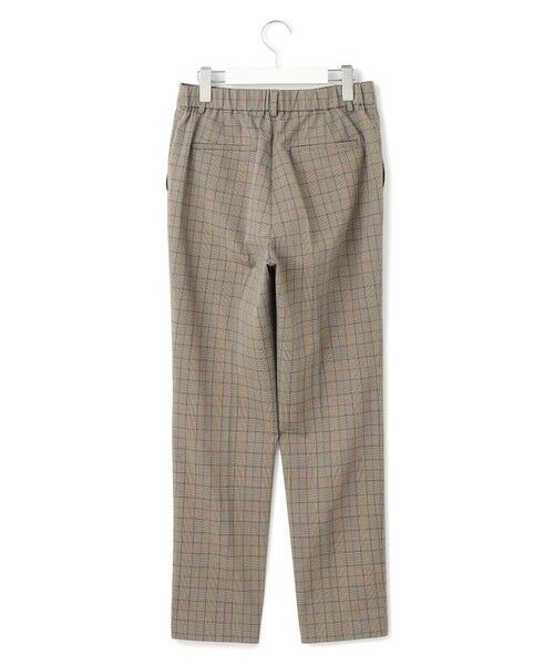 S size ONWARD(小さいサイズ) / エスサイズオンワード その他パンツ | 【洗える】ドライ2WAYストレッチ チェック テーパード パンツ | 詳細6