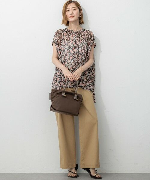 S size ONWARD(小さいサイズ) / エスサイズオンワード チノ・ワークパンツ | 【Oggi9月号掲載/洗える】ストレッチギャバ チノ パンツ | 詳細14