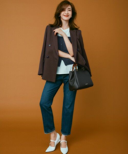 S size ONWARD(小さいサイズ) / エスサイズオンワード デニムパンツ | 【RED CARD TOKYO×23区】スリムストレート デニム パンツ | 詳細3