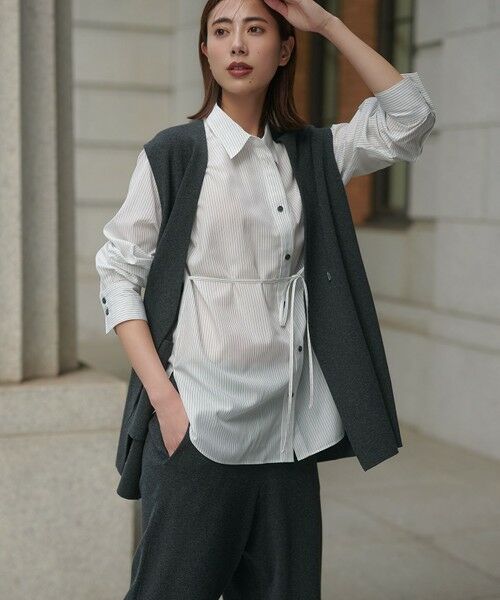 S size ONWARD(小さいサイズ) / エスサイズオンワード その他パンツ | 【VERY9月号掲載/洗える/吊り干しOK】ヴィスコースストレッチ ワイド パンツ | 詳細3