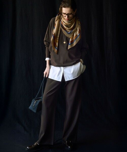 S size ONWARD(小さいサイズ) / エスサイズオンワード その他パンツ | 【VERY9月号掲載/洗える/吊り干しOK】ヴィスコースストレッチ ワイド パンツ | 詳細24