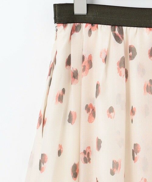S size ONWARD(小さいサイズ) / エスサイズオンワード ミニ・ひざ丈スカート | 【洗える】グラデーションペタルプリント スカート | 詳細12