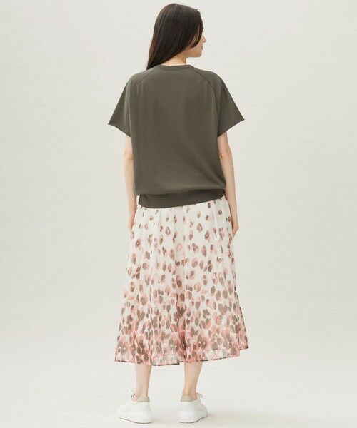 S size ONWARD(小さいサイズ) / エスサイズオンワード ミニ・ひざ丈スカート | 【洗える】グラデーションペタルプリント スカート | 詳細5