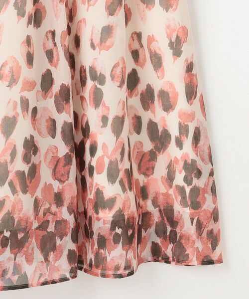 S size ONWARD(小さいサイズ) / エスサイズオンワード ミニ・ひざ丈スカート | 【洗える】グラデーションペタルプリント スカート | 詳細8