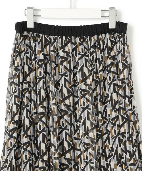 S size ONWARD(小さいサイズ) / エスサイズオンワード ミニ・ひざ丈スカート | 【洗える】Ratti アブストラクトプリント スカート | 詳細11