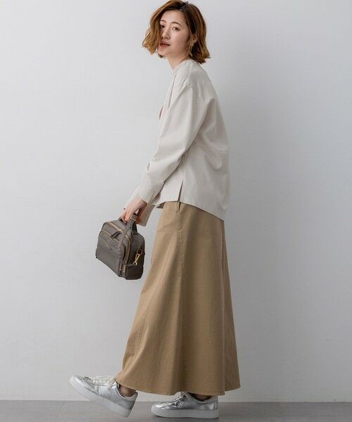 S size ONWARD(小さいサイズ) / エスサイズオンワード ミニ・ひざ丈スカート | 【WEB&一部店舗限定カラーあり】ストレッチギャバ チノ スカート | 詳細21