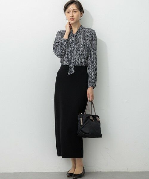 S size ONWARD(小さいサイズ) / エスサイズオンワード ミニ・ひざ丈スカート | 【洗える/吊り干しOK】ヴィスコースストレッチ タイトスカート | 詳細18