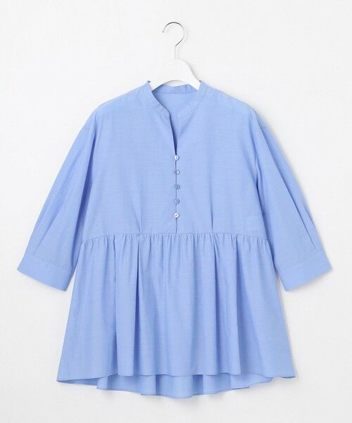 S size ONWARD(小さいサイズ) / エスサイズオンワード シャツ・ブラウス | シアーソフトシャンブレーペプラム ブラウス | 詳細7