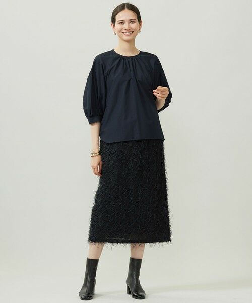 S size ONWARD(小さいサイズ) / エスサイズオンワード シャツ・ブラウス | 【カタログ掲載】シアーソフトシャンブレークロップド丈 ブラウス | 詳細11