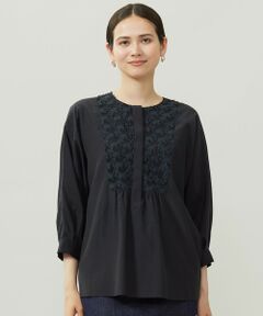 S size ONWARD(小さいサイズ) / エスサイズオンワード シャツ・ブラウス | シアージオメトリックジャカードプルオーバー ブラウス