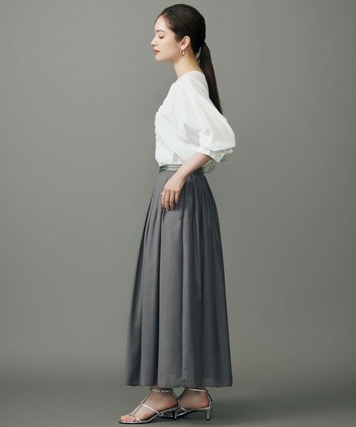 S size ONWARD(小さいサイズ) / エスサイズオンワード シャツ・ブラウス | シアージオメトリックジャカードプルオーバー ブラウス | 詳細3