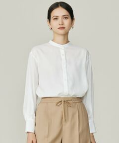 S size ONWARD(小さいサイズ) / エスサイズオンワード シャツ・ブラウス | SOMELOSバンドカラー ブラウス