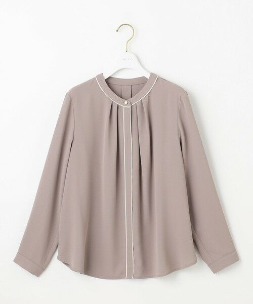 S size ONWARD(小さいサイズ) / エスサイズオンワード シャツ・ブラウス | 【洗える】フロントタックバイカラー ブラウス | 詳細8