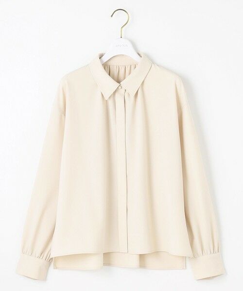 S size ONWARD(小さいサイズ) / エスサイズオンワード シャツ・ブラウス | 【UVカット・アンチピリング・洗える】ウーステッドエステル シャツ | 詳細1