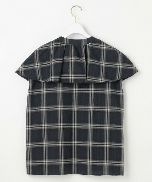 S size ONWARD(小さいサイズ) / エスサイズオンワード シャツ・ブラウス | 【洗える】サッカーチェック ブラウス | 詳細6
