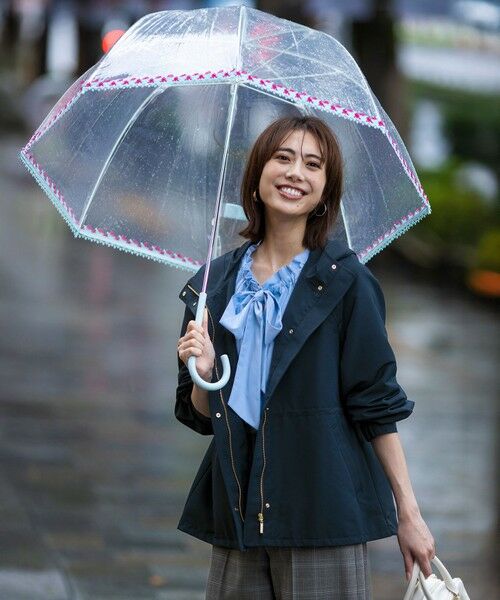 S size ONWARD(小さいサイズ) / エスサイズオンワード ブルゾン | 【撥水・洗える】フーディショート ブルゾン | 詳細3