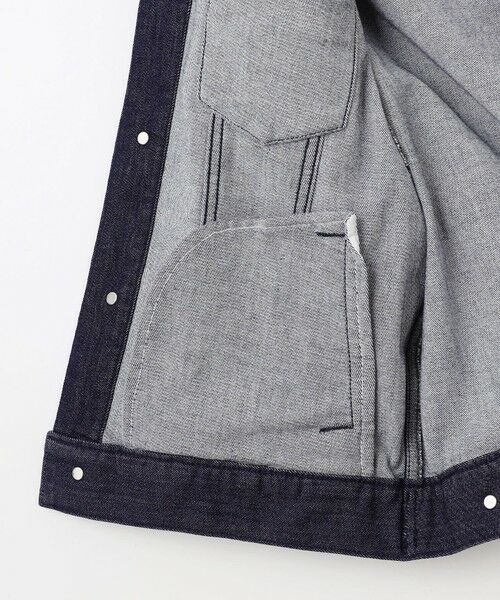 S size ONWARD(小さいサイズ) / エスサイズオンワード Gジャン・デニムジャケット | 【洗える】ウスカルデニムベーシック ジャケット | 詳細12