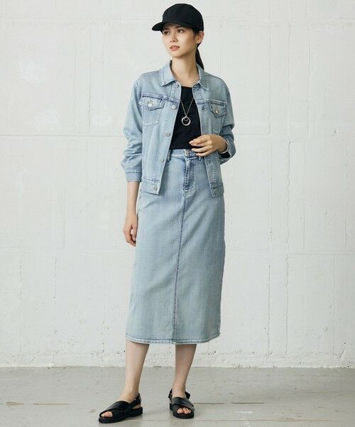 S size ONWARD(小さいサイズ) / エスサイズオンワード Gジャン・デニムジャケット | 【洗える】ウスカルデニムベーシック ジャケット | 詳細18