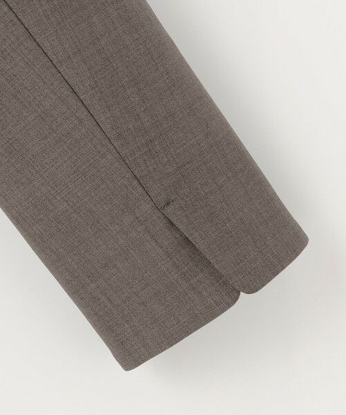 S size ONWARD(小さいサイズ) / エスサイズオンワード ノーカラージャケット | 【WEB限定・UVカット・アンチピリング】ウーステッドエステル クルーネック ジャケット | 詳細12
