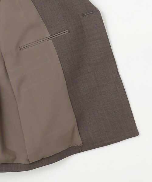 S size ONWARD(小さいサイズ) / エスサイズオンワード テーラードジャケット | 【UVカット・アンチピリング・洗える】ウーステッドエステル テーラードジャケット | 詳細12