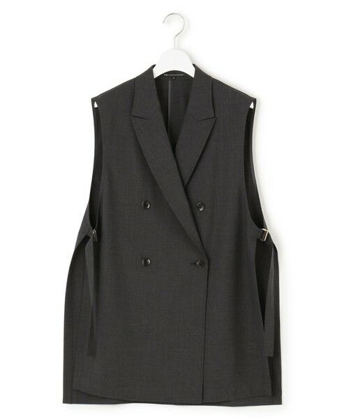 S size ONWARD(小さいサイズ) / エスサイズオンワード その他アウター | 【洗える】TWマットクロス テーラード ジレ | 詳細9