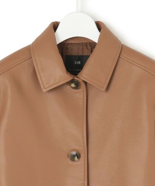 S size ONWARD(小さいサイズ) / エスサイズオンワード その他アウター | ラムレザー ステンカラー ジャケット | 詳細16