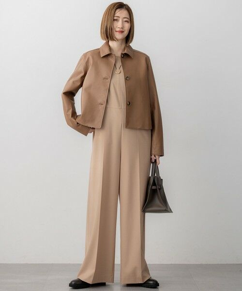 S size ONWARD(小さいサイズ) / エスサイズオンワード その他アウター | ラムレザー ステンカラー ジャケット | 詳細7