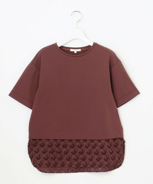 S size ONWARD(小さいサイズ) / エスサイズオンワード カットソー | 【カタログ掲載】ジャカードコンビジャージー カットソー | 詳細8