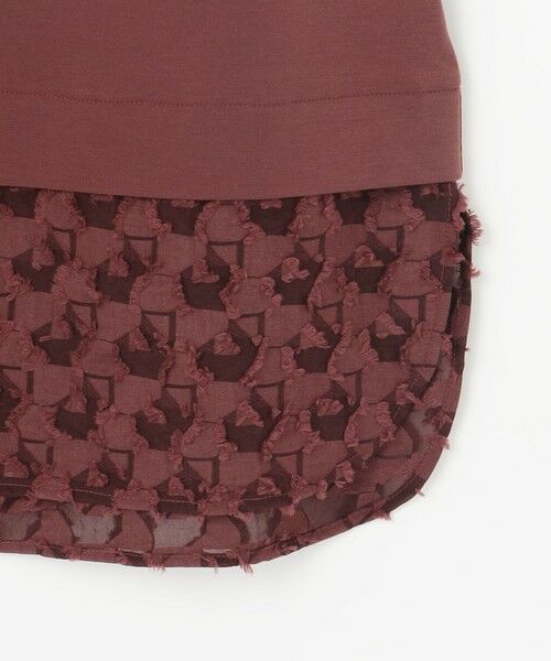 S size ONWARD(小さいサイズ) / エスサイズオンワード カットソー | 【カタログ掲載】ジャカードコンビジャージー カットソー | 詳細11