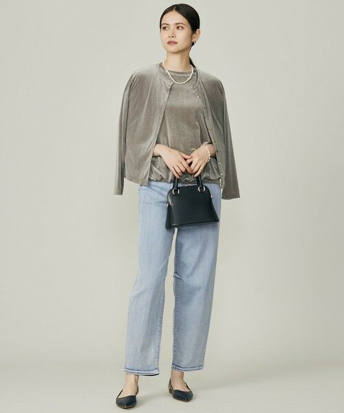 S size ONWARD(小さいサイズ) / エスサイズオンワード カットソー | 【SHIHOさん着用】シアーベロア カットソー | 詳細3