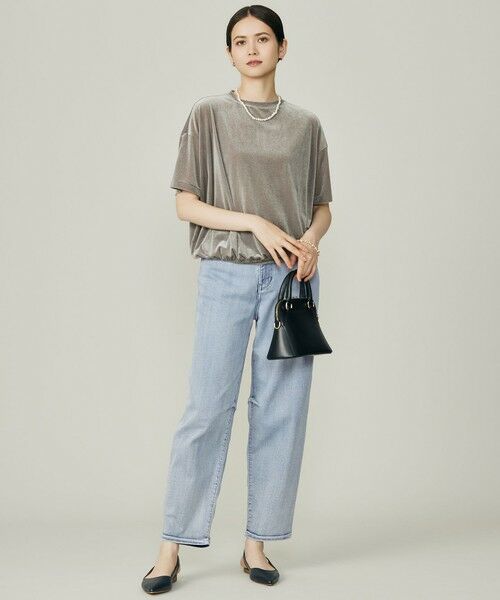 S size ONWARD(小さいサイズ) / エスサイズオンワード カットソー | 【SHIHOさん着用】シアーベロア カットソー | 詳細1