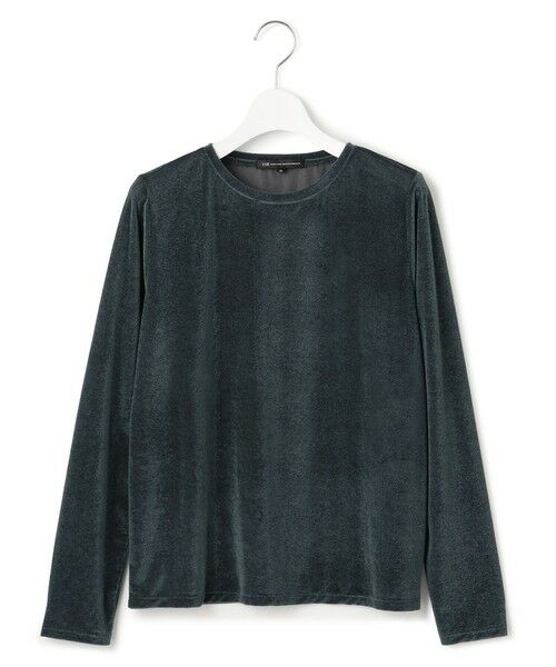 S size ONWARD(小さいサイズ) / エスサイズオンワード カットソー | 【洗える】シアーベロア ロングスリーブ Tシャツ | 詳細11