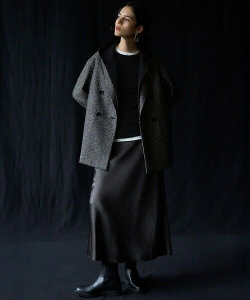 S size ONWARD(小さいサイズ) / エスサイズオンワード カットソー | 【滝沢眞規子さん着用/洗える】シアーレイヤード カットソー | 詳細8