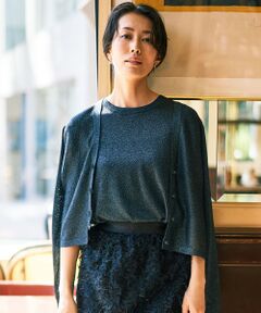 S size ONWARD(小さいサイズ) / エスサイズオンワード ニット・セーター | 【カタログ掲載】カラーミックスラメスリーブレス ニット