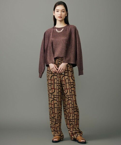 S size ONWARD(小さいサイズ) / エスサイズオンワード ニット・セーター | 【カタログ掲載】カラーミックスラメスリーブレス ニット | 詳細3