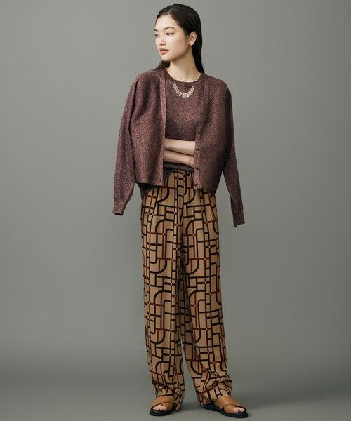 S size ONWARD(小さいサイズ) / エスサイズオンワード カーディガン・ボレロ | 【カタログ掲載】カラーミックスラメ カーディガン | 詳細2