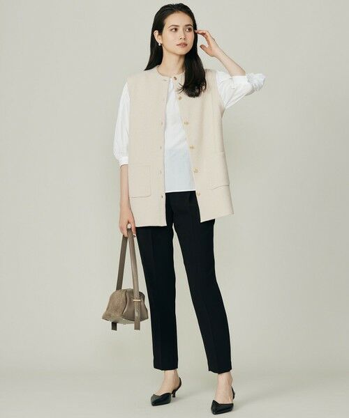 S size ONWARD(小さいサイズ) / エスサイズオンワード ベスト | 【カタログ掲載】ループボンディングニット ベスト | 詳細1