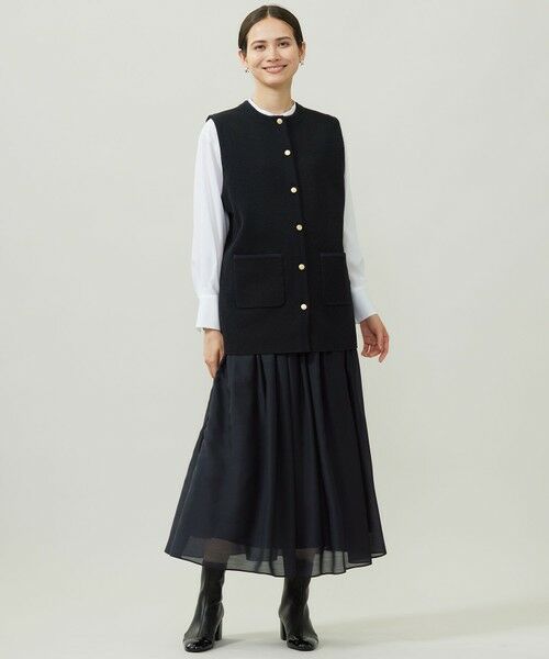 S size ONWARD(小さいサイズ) / エスサイズオンワード ベスト | 【カタログ掲載】ループボンディングニット ベスト | 詳細14