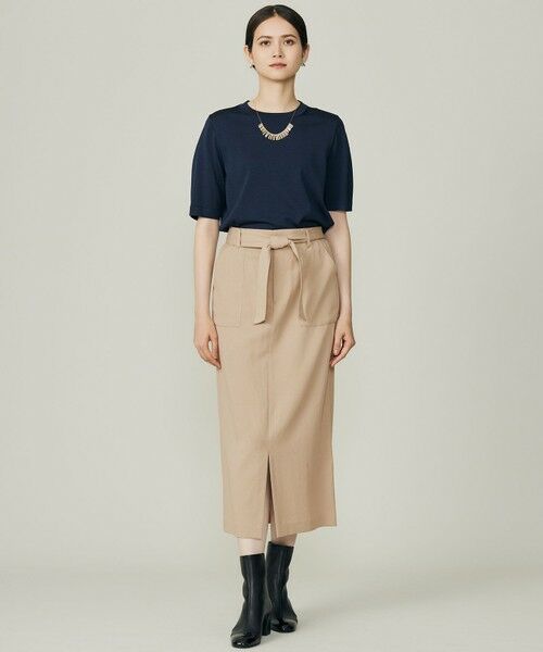 S size ONWARD(小さいサイズ) / エスサイズオンワード ニット・セーター | 【アンサンブル対応】アセテートコットンプルオーバー ニット | 詳細1