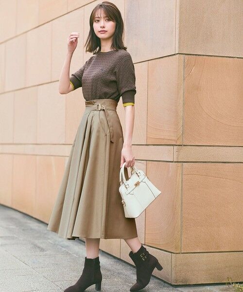 S size ONWARD(小さいサイズ) / エスサイズオンワード ニット・セーター | ケーブルニット プルオーバー | 詳細1